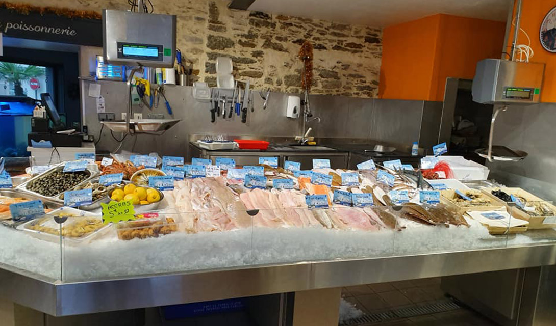 espace de vente de votre poissonnerie